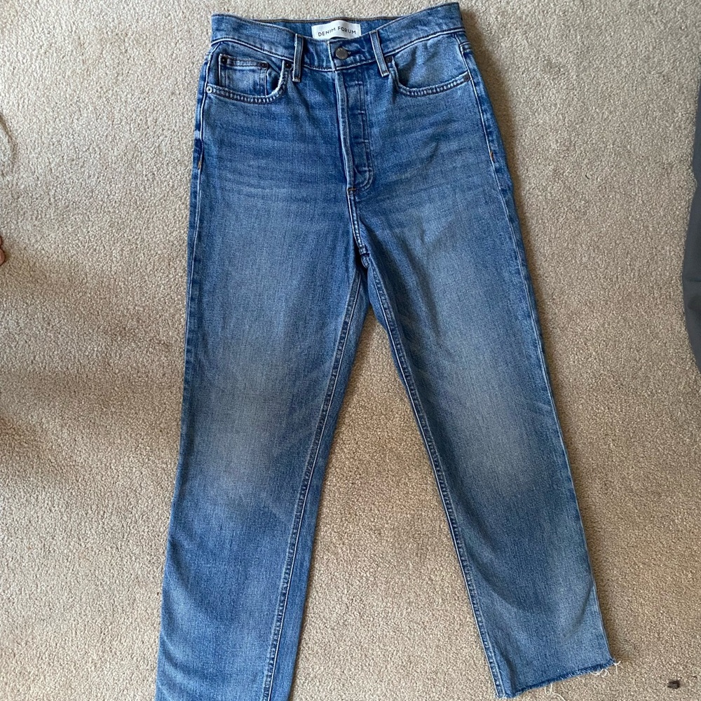 Denim Forum Arlo High Rise Straight size 25